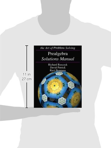 AoPS Prealgebra Solutions Manual - Comprehensive Guide for Mastering Prealgebra Concepts by AoPS Incorporated