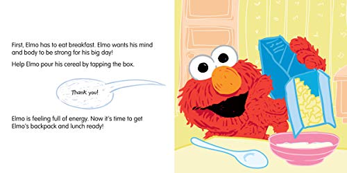 Off to School!: A Sweet Back to School Adventure with Elmo and Anxiety Relief Book for Toddlers & Kids for First Day Jitters (Se,Used