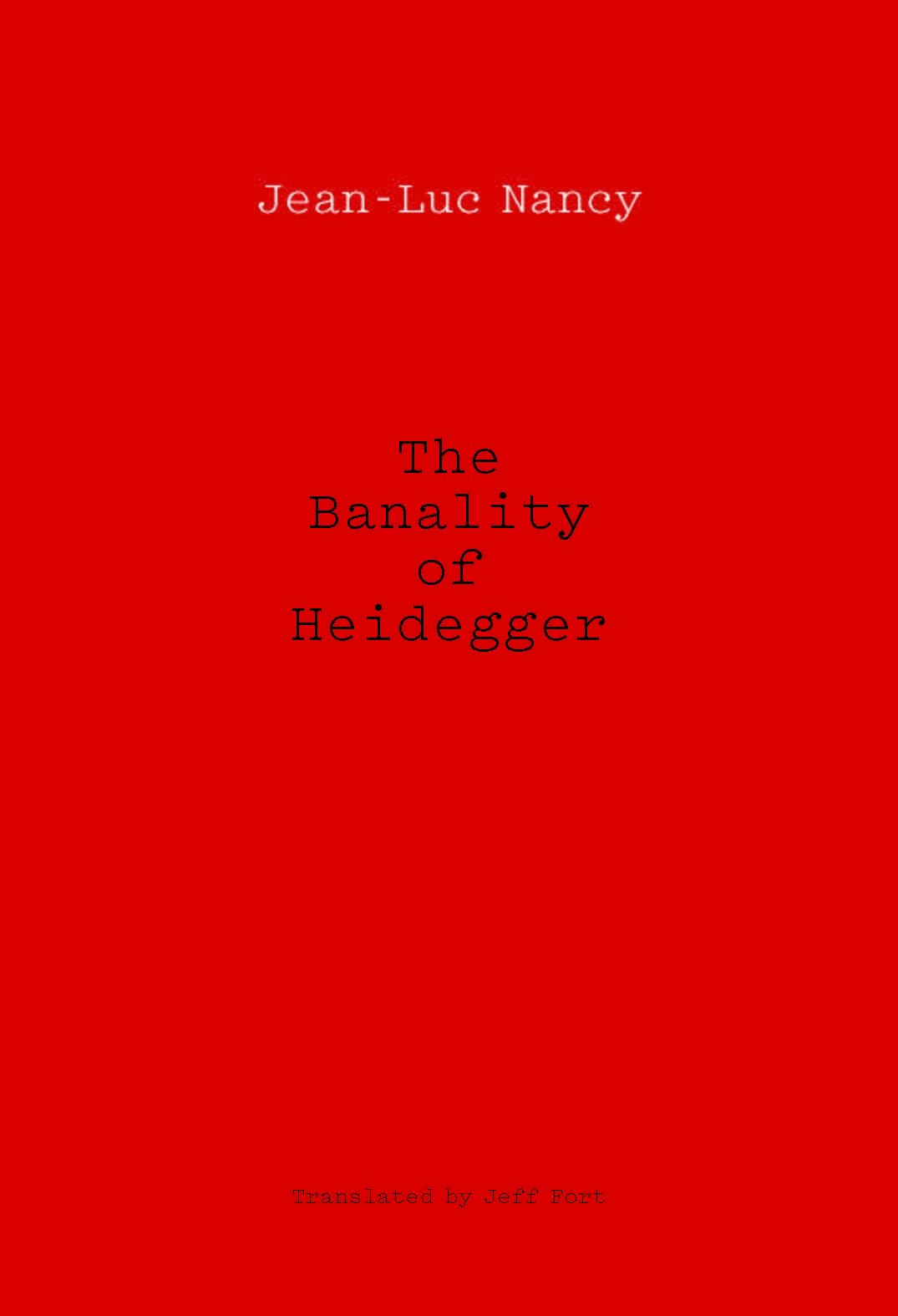 The Banality of Heidegger (5 3/8 X 7 7/8),Used
