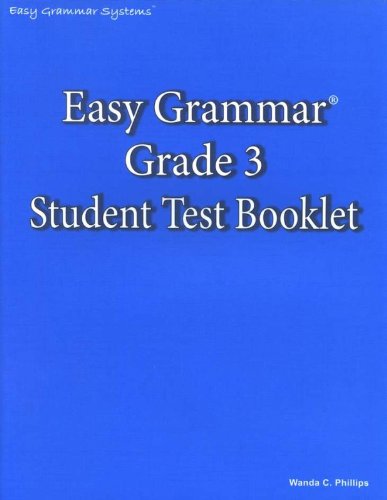 Easy Grammar 3 Test Book,Used