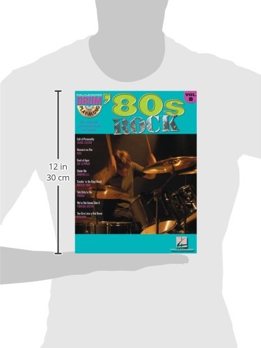 '80s Rock Drum PlayAlong Volume 8 Book/Online Audio (Drum Playalong, 8),Used