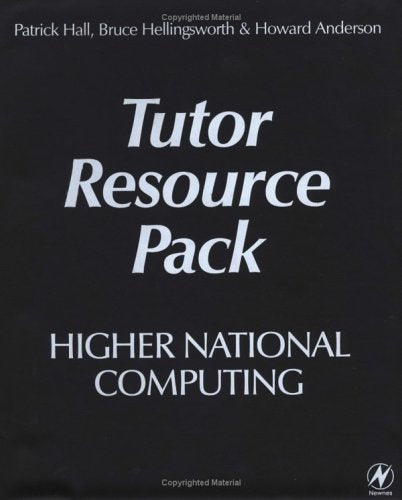 Higher National Computing Tutor Resource Pack,Used