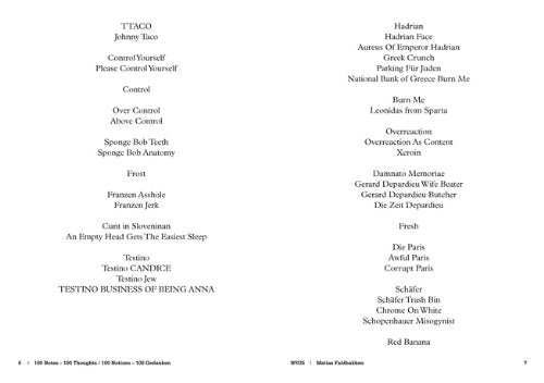 Matias Faldbakken: Search: 100 Notes, 100 Thoughts: Documenta Series 035 (100 Notes 100 Thoughts / 100 Notizen 100 Gedanken:,New