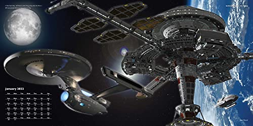 Star Trek Ships of the Line 2022 Wall Calendar,Used