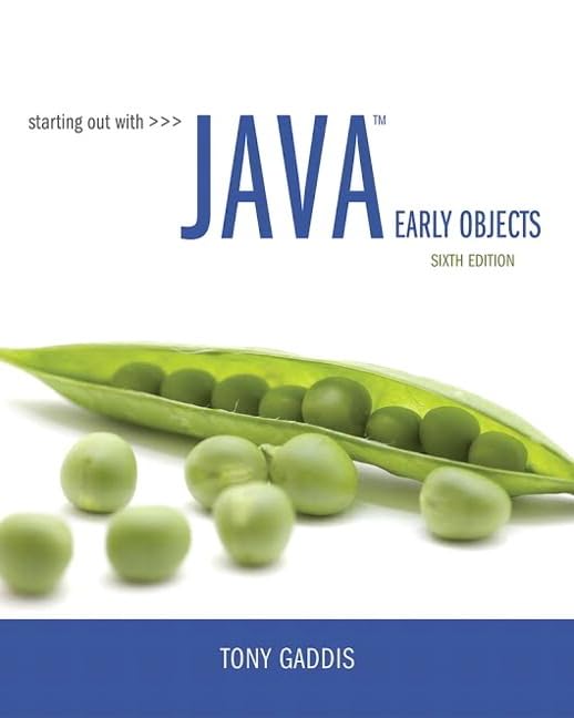 Starting Out with Java: Early Objects,Used