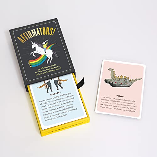 Affirmators! 50 Affirmation Cards Deck To Help You Help Yourself Without The Selfhelpyness!,Used