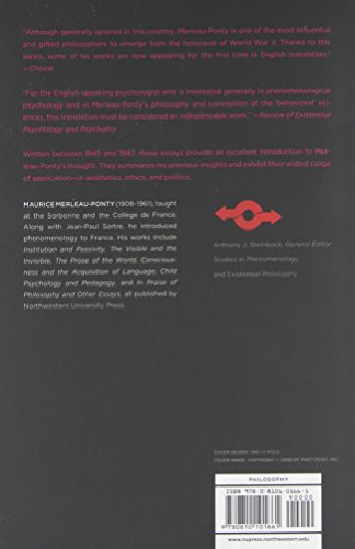 Sense and NonSense (Studies in Phenomenology and Existential Philosophy),New