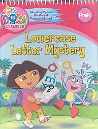 Lowercase Letter Mystery: Prek (Dora the Explorer TakeAlong WipeOff),Used