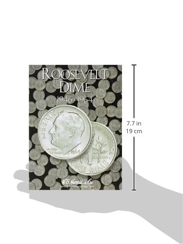 Roosevelt Dime Folder 19461964,Used
