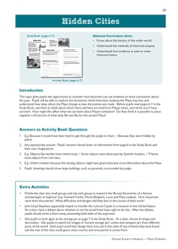 New KS2 Discover & Learn: History Civilisations Teacher Book (Egyptians, Greeks, Maya), Years 36 (CGP KS2 History),Used