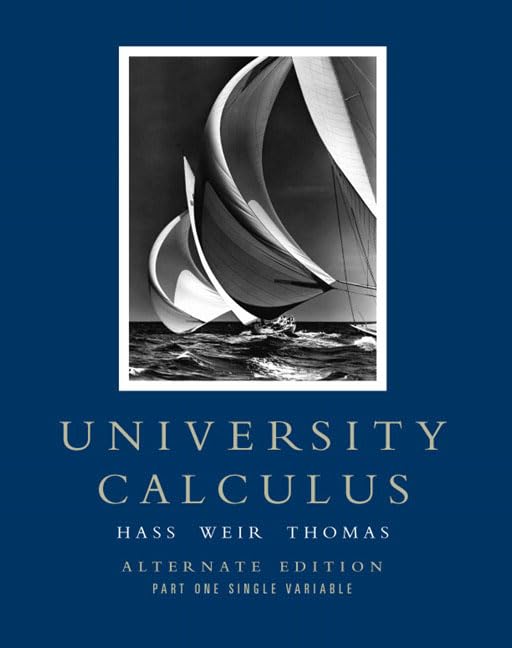 University Calculus: Alternate Edition, Part One (Single Variable, Chap 110),Used