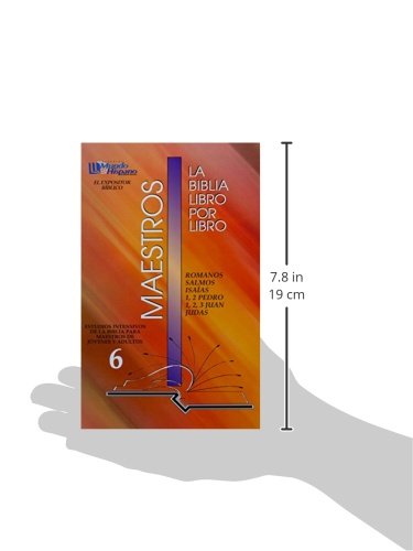 La Biblia Libro Por Libro: MaestrosJovenes y Adultos Libro 6 = Romanos, Salmos, Isaias, 1 y 2 Pedro, 1, 2, y 3 Juan, Judas (Spa,Used