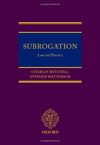 Subrogation: Law and Practice,Used