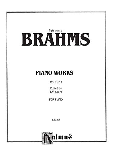 Piano Works (Op. 1 to Op. 24), Vol 1 (Kalmus Edition, Vol 1),Used