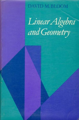 Linear Algebra and Geometry,Used