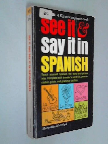See It And Say It In Spanish,Used