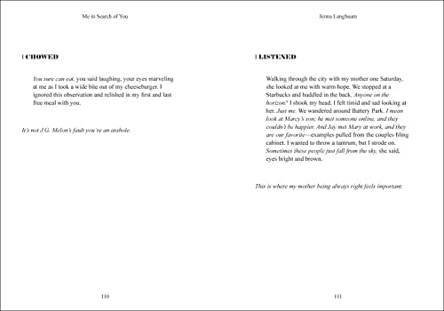 Me in Search of You: I promise there's more to it.,Used