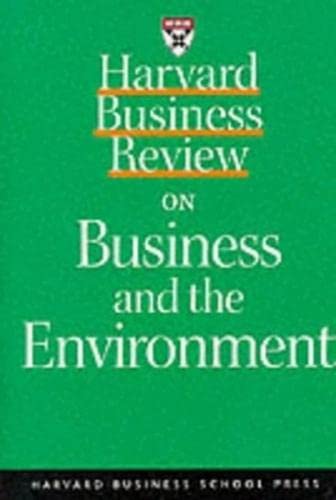 Harvard Business Review on Profiting from Green Business (A Harvard Business Review Paperback),Used