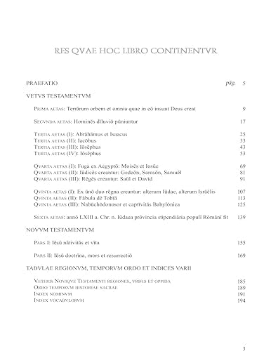Epitome Historiae Sacrae: Brevi Christi Vitae Narratione Addita (Lingua Latina) (Latin Edition),Used