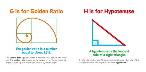 ABCs of Mathematics: Learn About Addition, Equations, and More in this Perfect Primer for Preschool Math (Baby Board Books, Scie,New