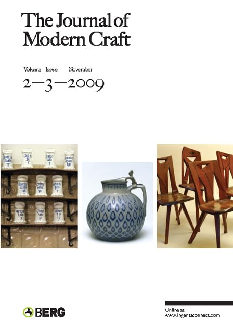 The Journal of Modern Craft Volume 2 Issue 3,Used