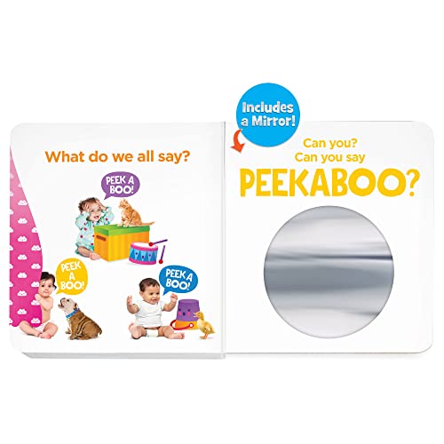Who Says Peekaboo?: A Highlights First HideandSeek Book (Highlights Baby Mirror Board Books),Used
