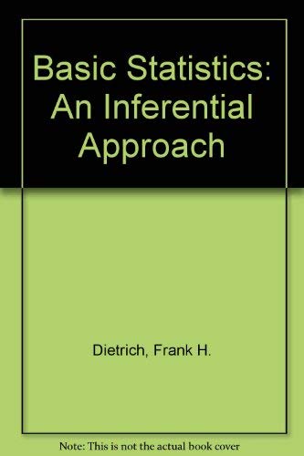 Basic Statistics: An Inferential Approach,Used