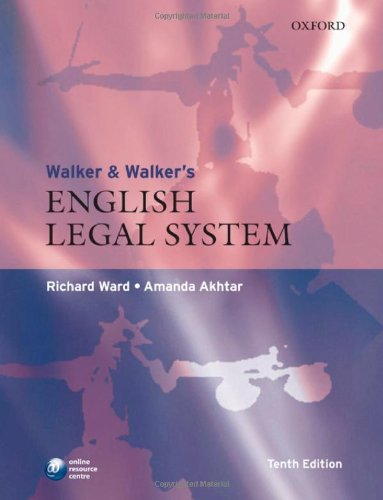 Walker & Walker's English Legal System,Used