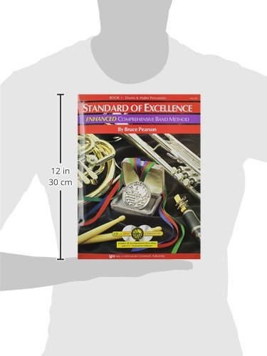 PW21PR  Standard of Excellence Enhanced Book 1  Drums and Mallet Percussion,Used