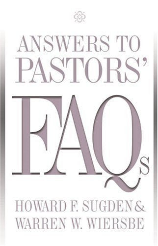 Answers To Pastors' FAQs,Used