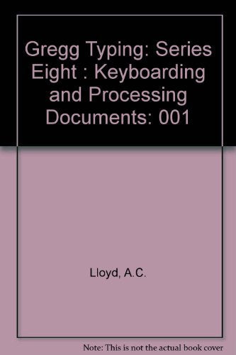 Gregg Typing 1 General Course,Used
