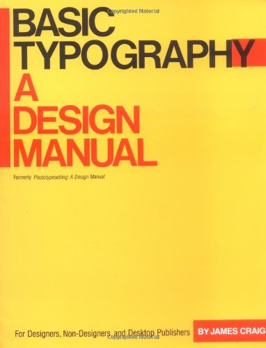 Basic Typography: A Design Manual,Used