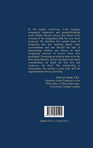 The Unity of Imagining (Philosophische Forschung / Philosophical Research, 9),Used