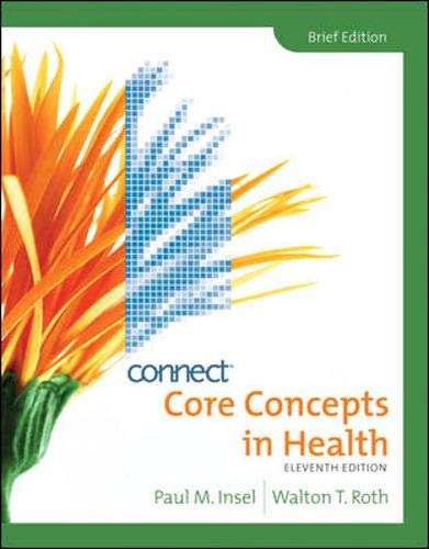 Core Concepts In Health, Brief With Connect Plus Personal Health Access Card,Used