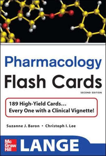 Lange Pharmacology Flash Cards,Used