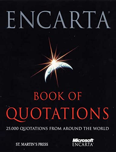 Encarta Book Of Quotations,New