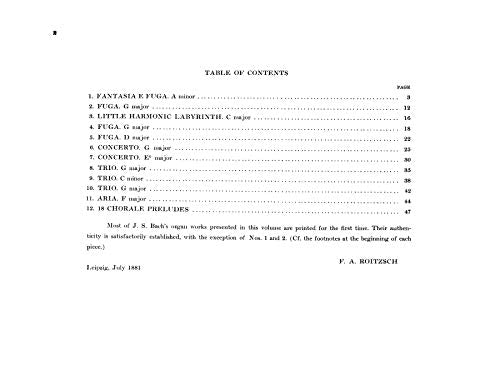 Bach Complete Organ Works, Vol. 9 (Kalmus Edition),Used
