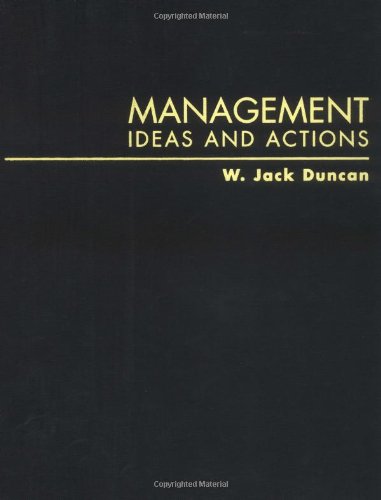 Management: Ideas and Actions,Used
