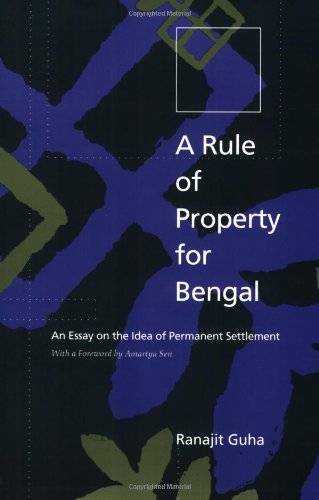 A Rule Of Property For Bengal: An Essay On The Idea Of Permanent Settlement,Used