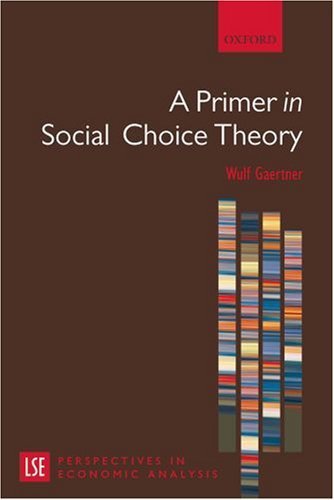 A Primer in Social Choice Theory,Used