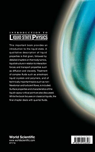 INTRODUCTION TO LIQUID STATE PHYSICS,Used