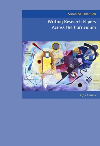 Cengage Advantage Books: Writing Research Papers Across the Curriculum (with InfoTrac),Used