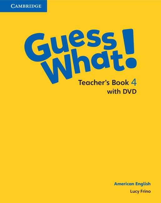 Guess What! American English Level 4 Teacher's Book with DVD,Used