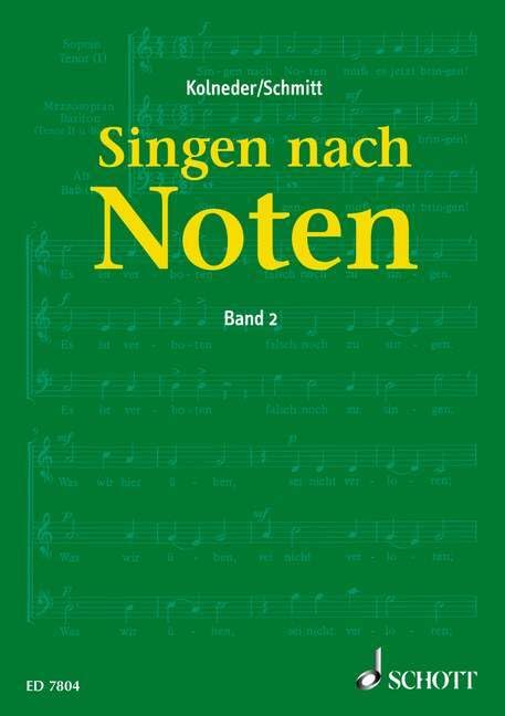 Singen Nach Noten 2: Vocal Studies,Used