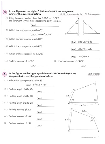 Kumon GeometryGrades 68 (Kumon Middle School Math Workbooks) (Kumon Math Workbooks),Used