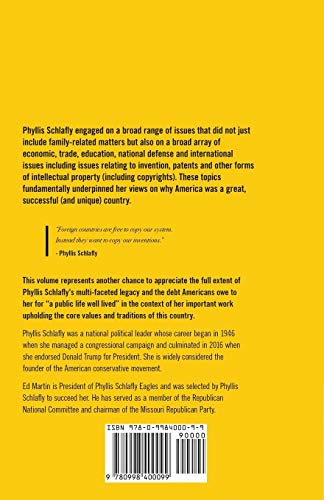 Phyllis Schlafly Speaks, Volume 4: Patents and Invention,Used