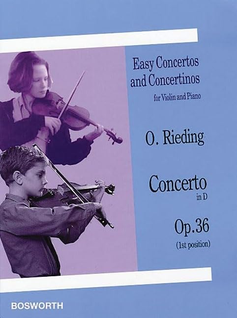 Concerto in D, Op. 36: Easy Concertos and Concertinos Series for Violin and Piano,Used