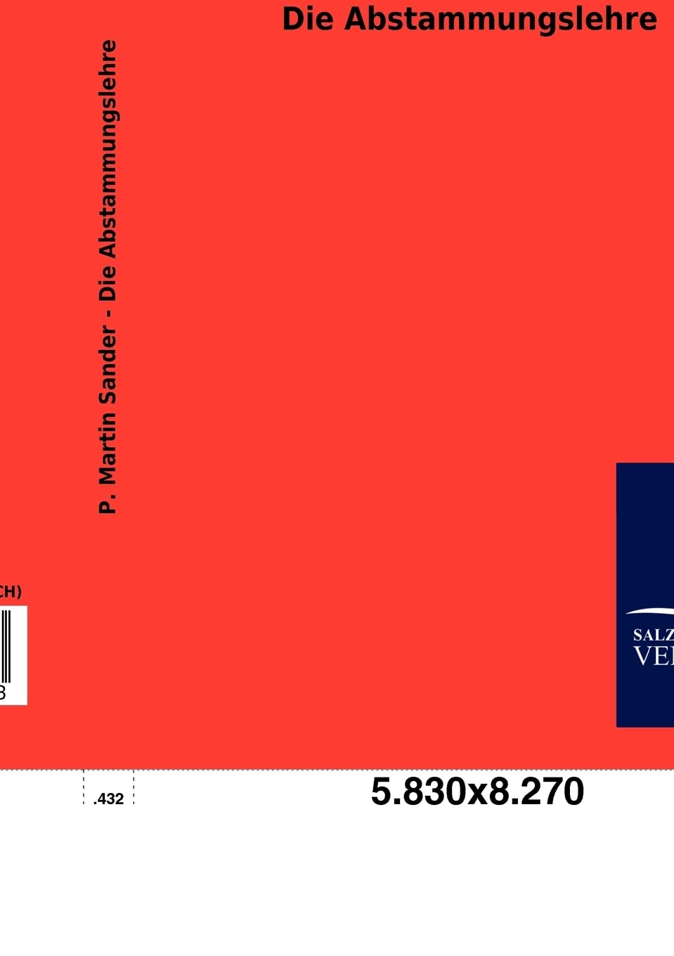 Die Abstammungslehre (German Edition),Used