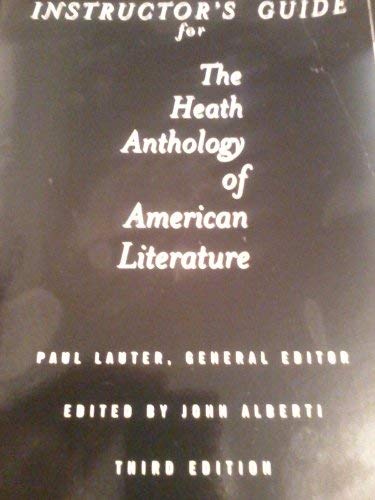 Instructor's Guide for Heath Anthology of American Literature,Used