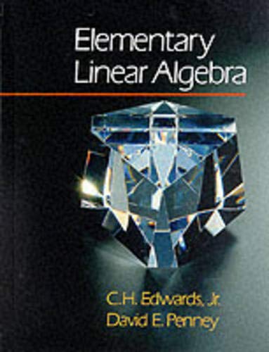 Elementary Linear Algebra,New